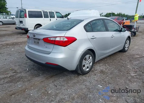 2015 Kia Forte Lx из США, поврежденный, VIN KNAFK4A69F5340335